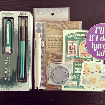 All the stuff I bought at both locations.