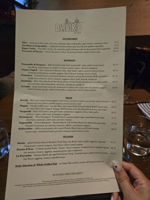 Menu photo 3 Barberio Osteria San Francisco, CA Menu photo 3 Barberio Osteria San Francisco, CA