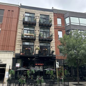 No Vacancy - Patio seating and entrance - New American Near Me - Chicago, Illinois No Vacancy - Patio seating and entrance - New American Near Me - Chicago, Illinois