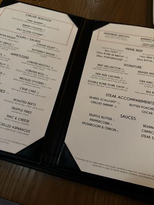 Menu photo 2 Gordon Ramsay Steak Elizabeth, IN Menu photo 2 Gordon Ramsay Steak Elizabeth, IN