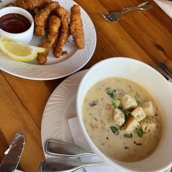 Kimo's Maui - Calamari and clam Fisherman 's Chowder - Seafood Near Me - Lahaina, Hawaii Kimo's Maui - Calamari and clam Fisherman 's Chowder - Seafood Near Me - Lahaina, Hawaii