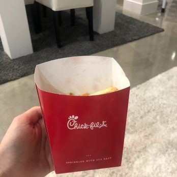 Chick-fil-A - large fry not even full :( - Fast Food Near Me - Bellevue, Washington
