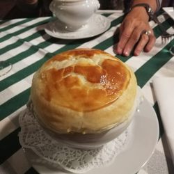 Molzmühle - Waldpilzsuppe, leider ohne Pilze und die Suppentasse höchstens 1/4 gefüllt.