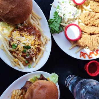 Ruby's Diner - Burgers and chicken tenders were great! Have had better chili cheese fries... - Diners Near Me - Commerce, California Ruby's Diner - Burgers and chicken tenders were great! Have had better chili cheese fries... - Diners Near Me - Commerce, California