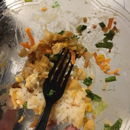 Found a piece of metal in my food.  If it didn't poke and cut my lips i would have swallowed.