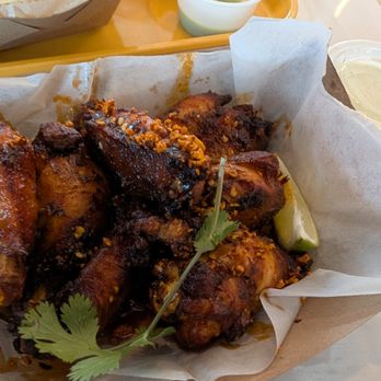 Little Rey - Smoked Wings with jalapeno cream - Breakfast & Brunch Near Me - Raleigh, North Carolina Little Rey - Smoked Wings with jalapeno cream - Breakfast & Brunch Near Me - Raleigh, North Carolina