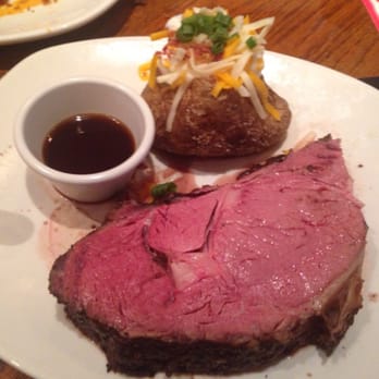 Outback Steakhouse - 16 ounce prime rib with baked potato - Steakhouses Near Me - Newington, Connecticut
