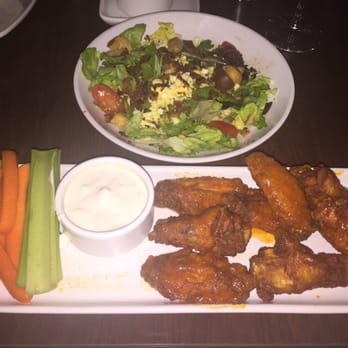 Pub W - Small house salad & wings - Pubs Near Me - Norman, Oklahoma