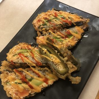 Orange Roll & Sushi - GET THE FIRE CONE AND ASK THEM TO CUT IT IN HALF. It's literally a hand roll with so much inside, tempura-fied. Bomb. - Japanese Near Me - Cypress, California