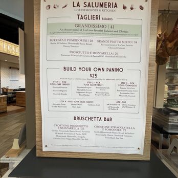 La Salumeria - Menu - Italian Near Me - Las Vegas, Nevada La Salumeria - Menu - Italian Near Me - Las Vegas, Nevada