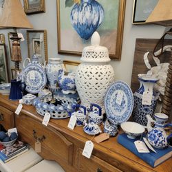 Coastal Exchange - We love blue and white!