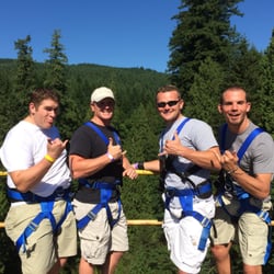 Bungee Masters - Group shot all harnessed up