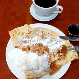 Banana Foster Crepes