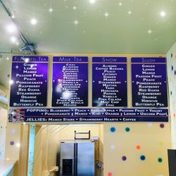 The Bubble Bar - Menu