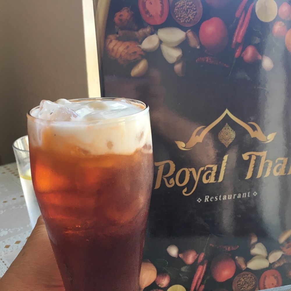 Royal Thai - Thai tea with coconut cream - Thai Near Me - Auburn, California Royal Thai - Thai tea with coconut cream - Thai Near Me - Auburn, California