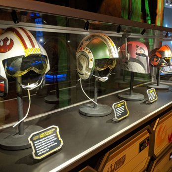 Star Wars Launch Bay - Rebel helmets display in Chewbacca line - Amusement Parks Near Me - Anaheim, California Star Wars Launch Bay - Rebel helmets display in Chewbacca line - Amusement Parks Near Me - Anaheim, California