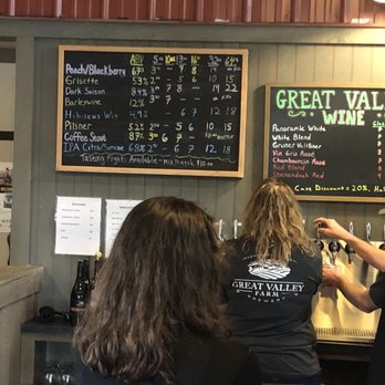 Great Valley Farm Brewery - Beer board - Breweries Near Me - Natural Bridge, Virginia