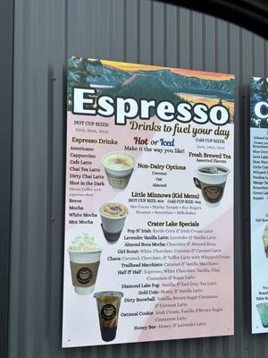 Menu photo 2 Crater Lake Coffee Eagle Point, OR