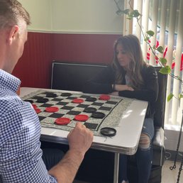 Playing a quick game, so cute! Playing a quick game, so cute!