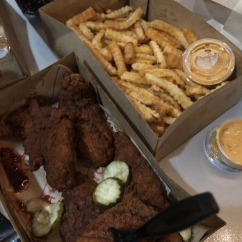 Main Chick Hot Chicken - Combo 4 (6 Tenders, Side of Fries) - Chicken Shop Near Me - Pasadena, California Main Chick Hot Chicken - Combo 4 (6 Tenders, Side of Fries) - Chicken Shop Near Me - Pasadena, California