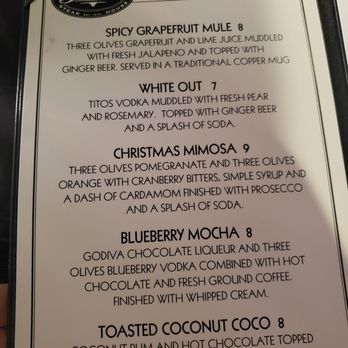 Jake’s Downtown - Drink menu - Steakhouses Near Me - Billings, Montana