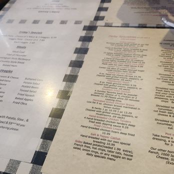 Derby Restaurant - menu - Steakhouses Near Me - Mount Airy, North Carolina