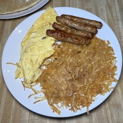 Yankee Diner - Scrambled eggs, hash browns, sausage