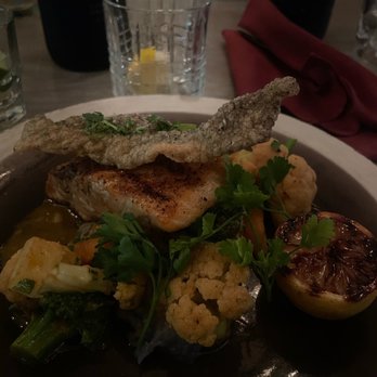 Prospect Gourmand - Salmon with veggies - New American Near Me - Beverly Hills, California Prospect Gourmand - Salmon with veggies - New American Near Me - Beverly Hills, California
