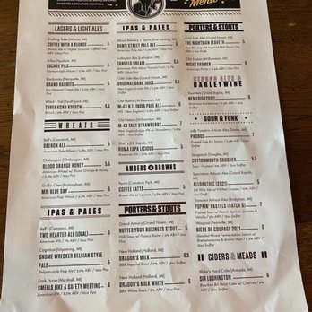HopCat - Front of drink menu - Beer Bar Near Me - Kalamazoo, Michigan HopCat - Front of drink menu - Beer Bar Near Me - Kalamazoo, Michigan