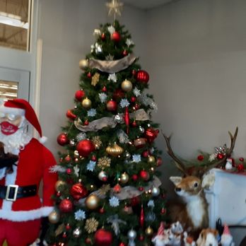 Coborn's Marketplace - a christmas tree and santa claus - Dry Cleaning Near Me - Ramsey, Minnesota