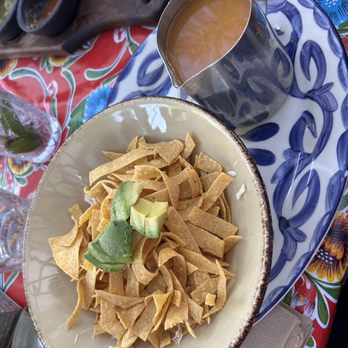 Milagros - Bowl of Tortilla Soup - Mexican Near Me - Redwood City, California