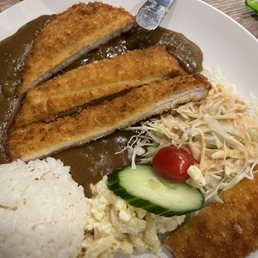 Fried pork with curry Fried pork with curry