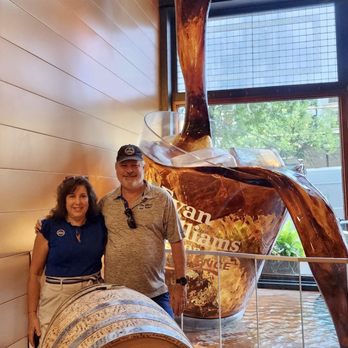 Evan Williams Bourbon Experience - Posing in the lobby - Tours Near Me - Louisville, Kentucky