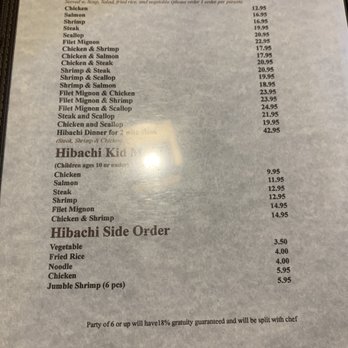 Mizu - hibachi menu - Japanese Near Me - Gulfport, Mississippi Mizu - hibachi menu - Japanese Near Me - Gulfport, Mississippi