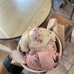 White chocolate raspberry & cherry White chocolate raspberry & cherry