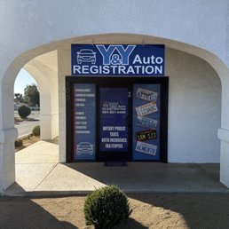 Exterior photo of Y&Y Auto Registration - Moreno Valley, California Exterior photo of Y&Y Auto Registration - Moreno Valley, California