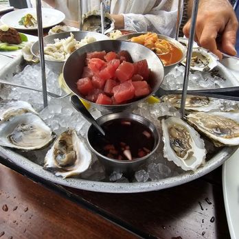 Shell & Bones Oyster Bar and Grill - The second level of the tower - Seafood Near Me - New Haven, Connecticut