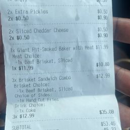The receipt of proof The receipt of proof