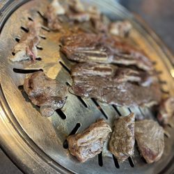 Daikon Korean BBQ - Rib fingers, short ribs, and beef belly