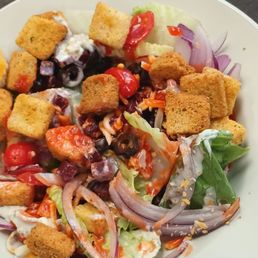 Salad for salad bar.. extremely fresh
