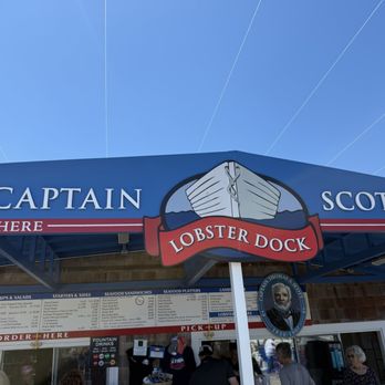 Captain Scott's Lobster Dock - Cool sign. - Seafood Near Me - New London, Connecticut Captain Scott's Lobster Dock - Cool sign. - Seafood Near Me - New London, Connecticut