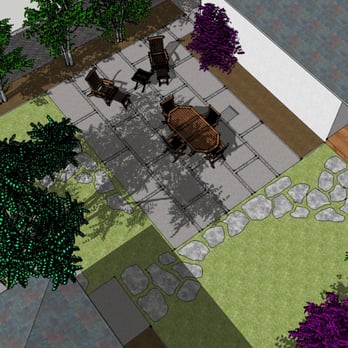 Groundworks Landscape - CAD landscape design 2nd angle - Gardeners Near Me - Torrance, California