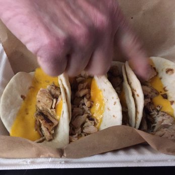 Dickey's Barbecue Pit - No meat in these chicken cheese tacos - Barbeque Near Me - Yucca Valley, California