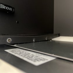 Bell's Appliances - A detail of the install using a piece of weak wood instead of the metal brackets that come with the appliance