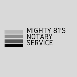 Mighty 81's Notary Service - Logo