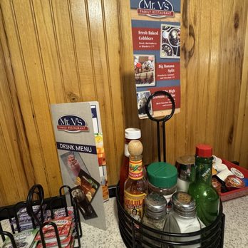 Mr V's Family Restaurant - at the table - Diners Near Me - Caldwell, Idaho Mr V's Family Restaurant - at the table - Diners Near Me - Caldwell, Idaho