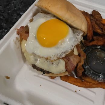 110 Grill - A cheese burger.... - New American Near Me - Manchester, New Hampshire