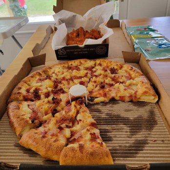 Pizza Guys - Very yummy hawaiian pizza and Buffalo wings - Salad Near Me - Duarte, California Pizza Guys - Very yummy hawaiian pizza and Buffalo wings - Salad Near Me - Duarte, California