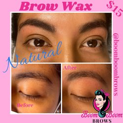 Boom Boom Brows - Brow wax and shaping