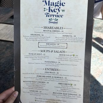 Magic Key Terrace - Magic Key Holder Dining - Food Menu (November 2025) - Wine Bars Near Me - Anaheim, California Magic Key Terrace - Magic Key Holder Dining - Food Menu (November 2025) - Wine Bars Near Me - Anaheim, California